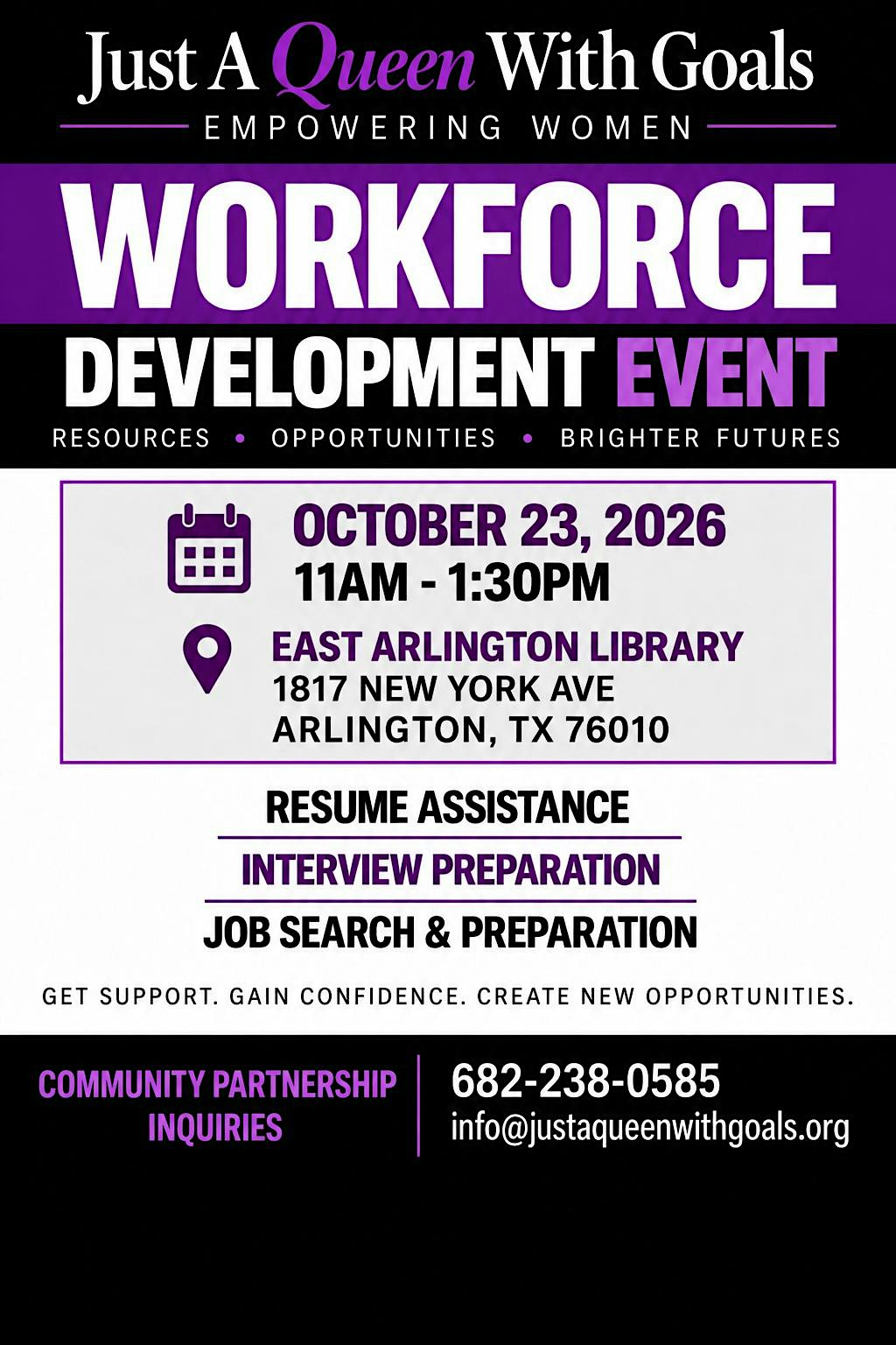 Workforce Development  Resume, Interview skills & opportunities