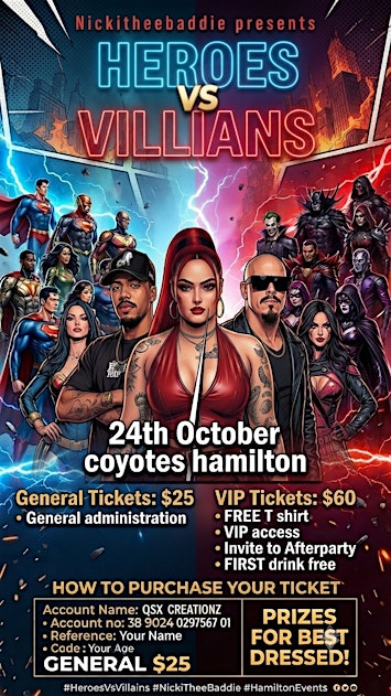 HEROES VS VILLIANS HELLOWEEN Party