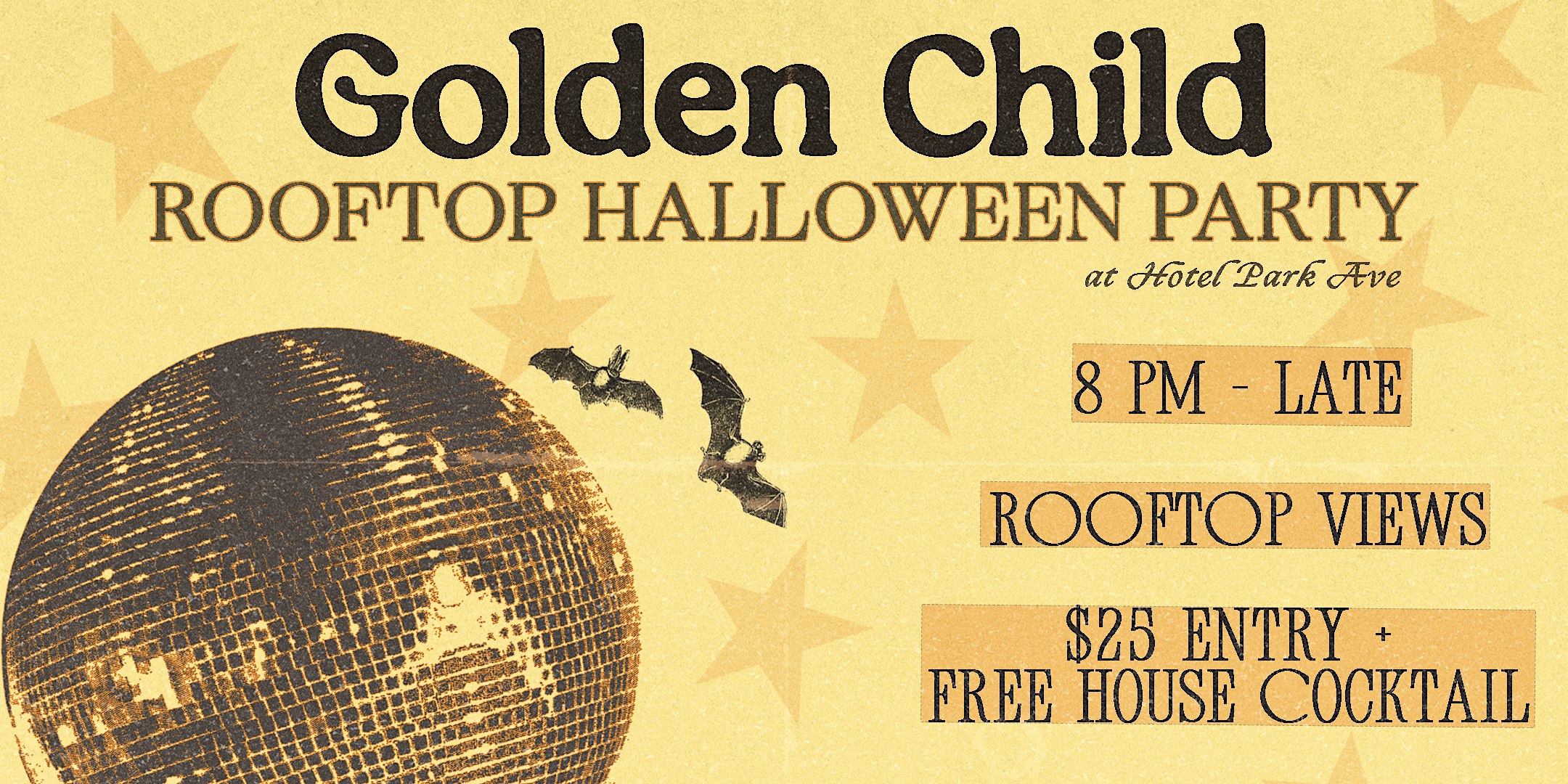Rooftop Halloween at Golden Child NYC!