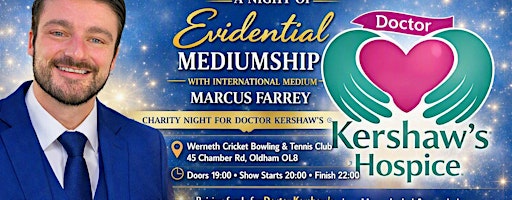 Dr Kershaw's Charity Psychic Night With Marcus Farrey Healing Medium