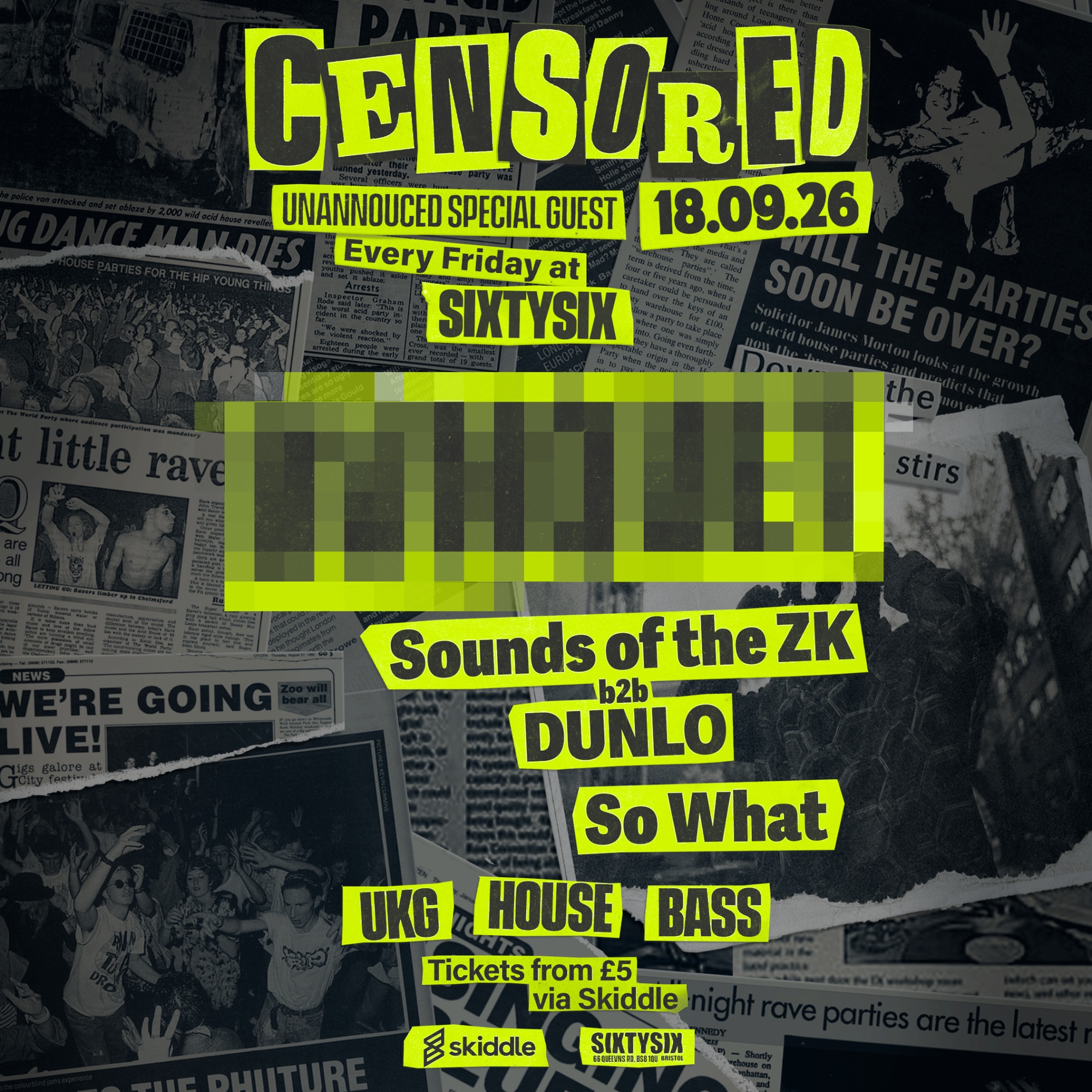 Censored - Launch Party at SixtySix