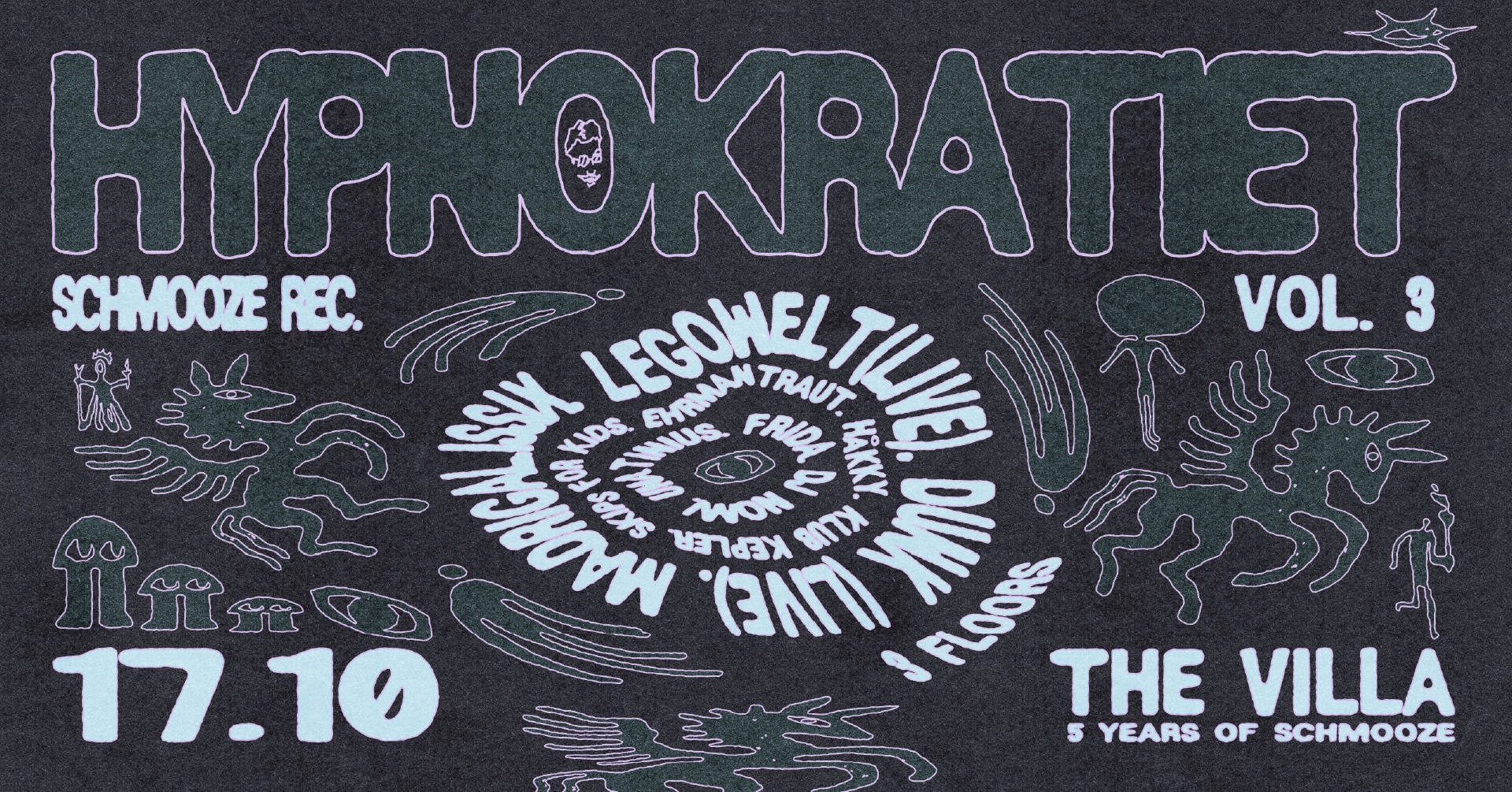 Hypnokratiet with Legowelt (NL / Live), Dunk (Live) 