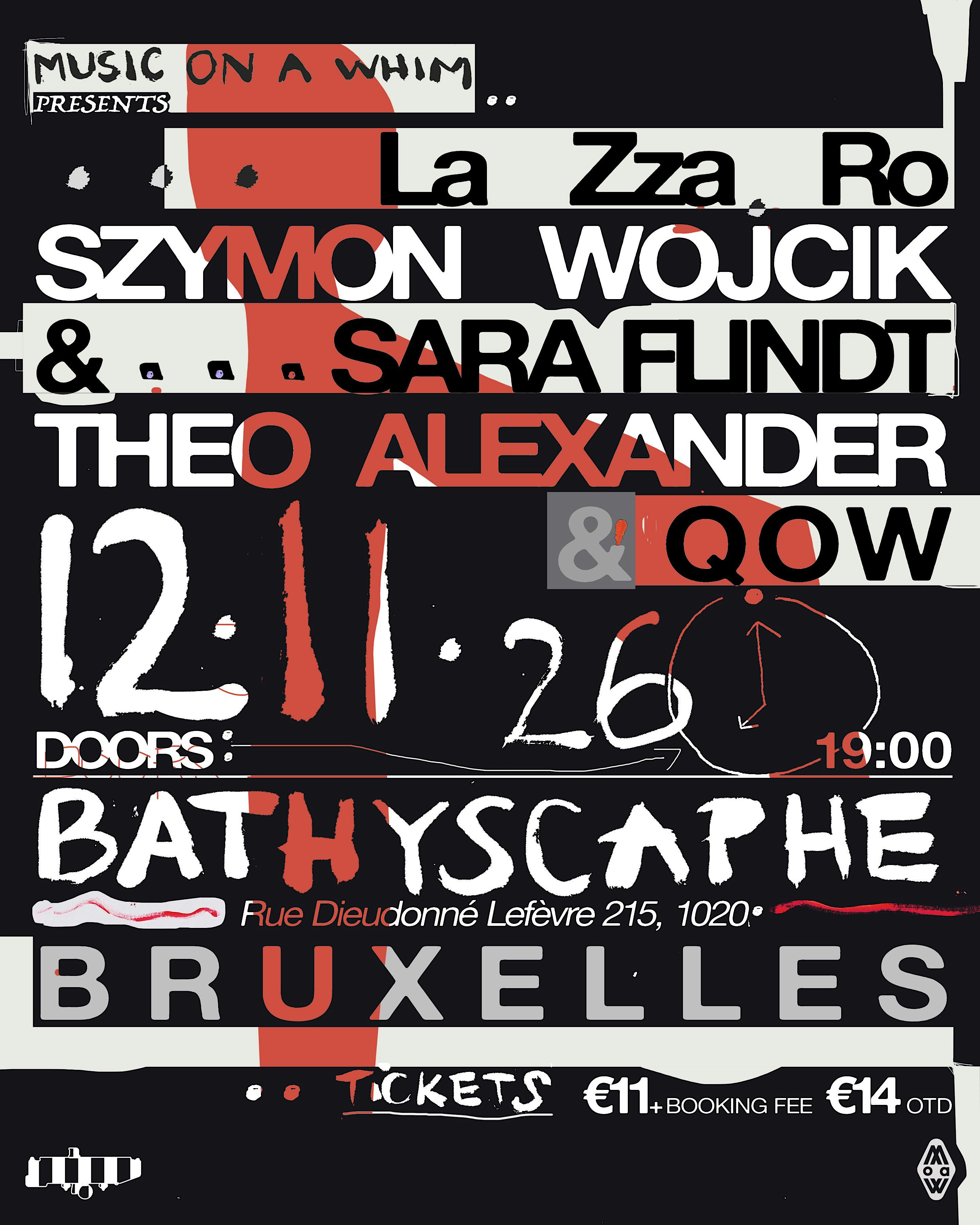 MoAW presents Theo Alexander & QOW + Szymon Wójcik & Sara Flindt + La Zza R