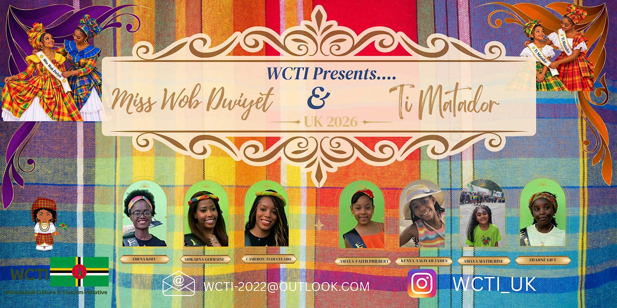 WCTI's Miss Wob Dwiyet UK & Ti Matador UK Pageant 2026