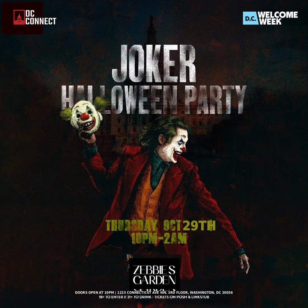 (18+)JOKER HALLOWEEN DANCE PARTY - Fall 2026 - Costumes