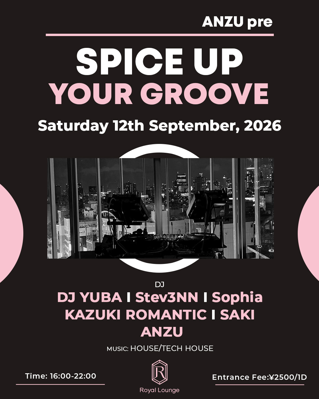 ANZU presents. 'SPICE UP YOUR GROOVE'