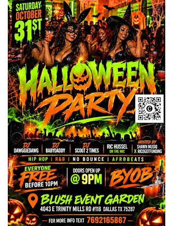 Hip Hop Twerk R&B Halloween Party
