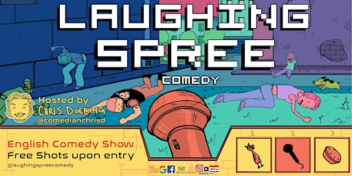 Laughing Spree: English Comedy on a BOAT (FREE SHOTS) 26.11.