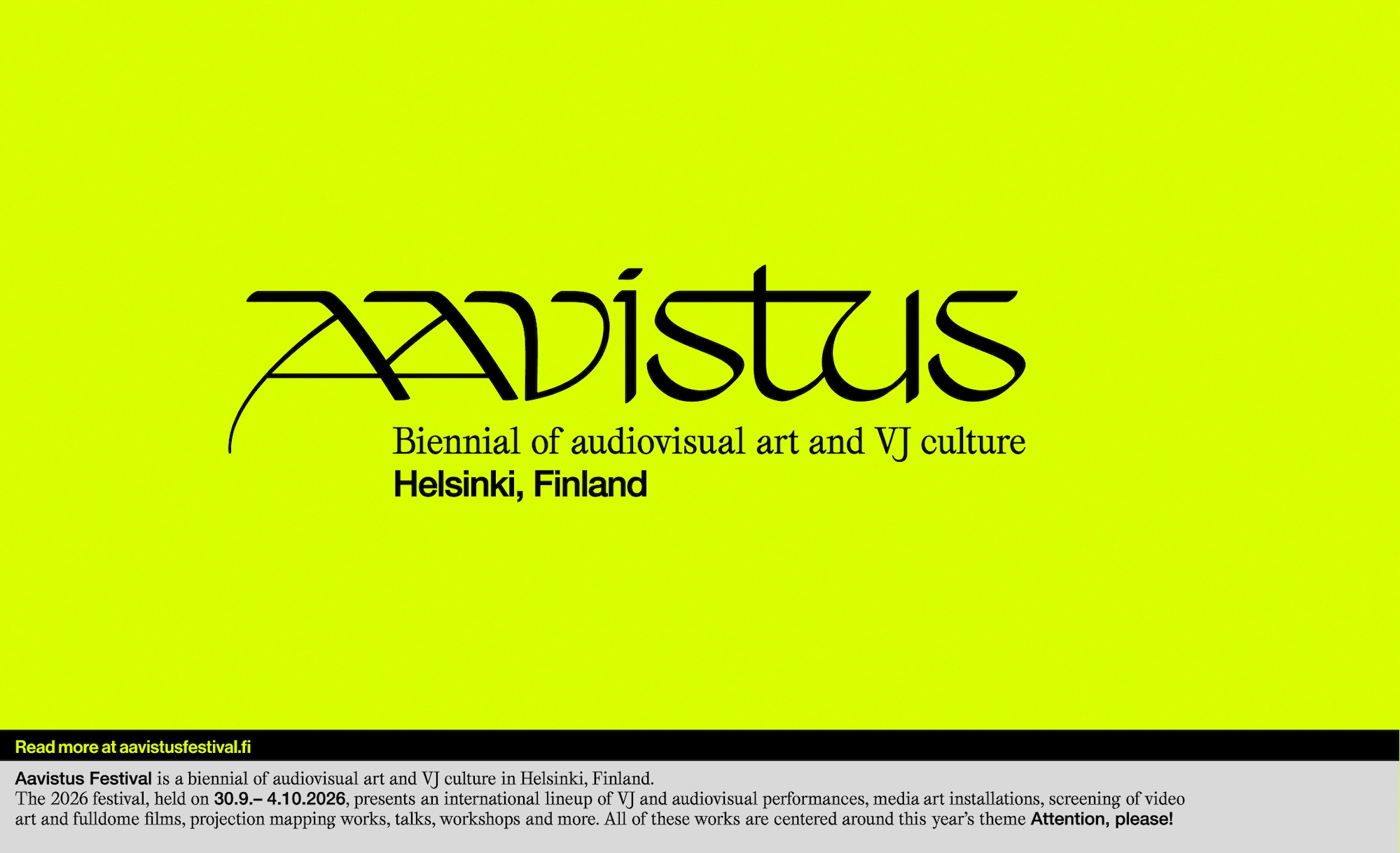 Aavistus Festival 2026