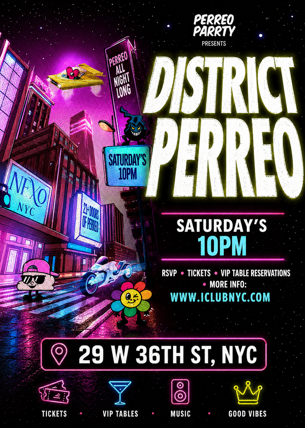 NEXO NYC - DISTRICT PERREO - Latin Reggaeton Dance Party