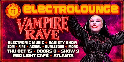 ELECTROLOUNGE: Atlanta’s Kinky EDM, Burlesque, Aerial & Fire Show