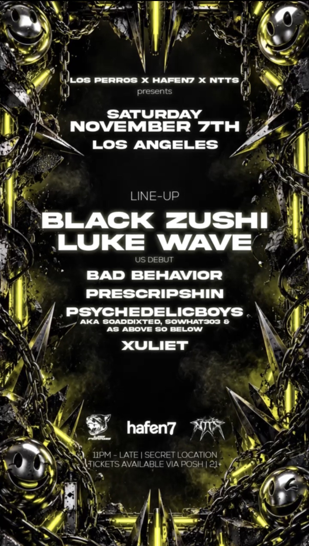 LOS PERROS X HAFEN7 X NTTS : BOUNCE TAKEOVER