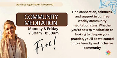 Community Meditation - Free!