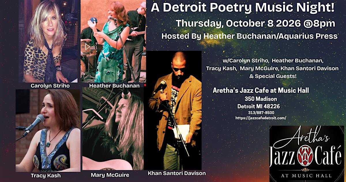 A Detroit Poetry Music Night