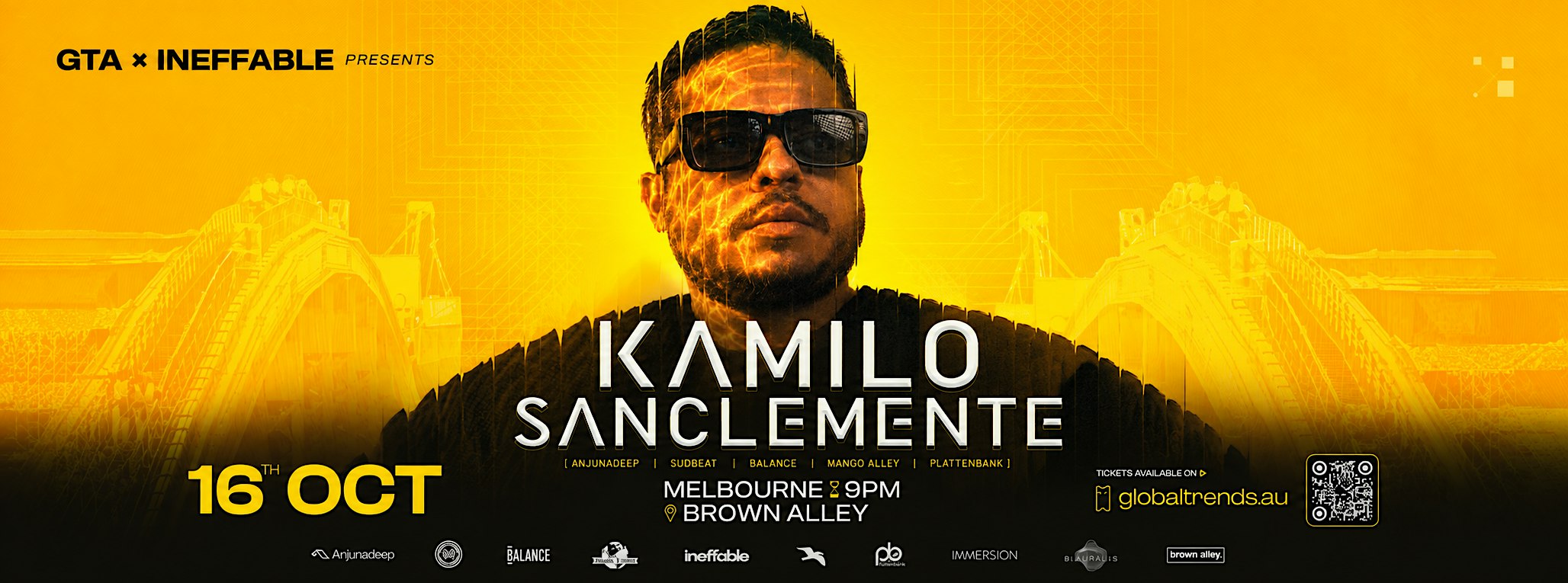 GTA & INEFFABLE Pres: KAMILO SANCLEMENTE MELBOURNE 2026