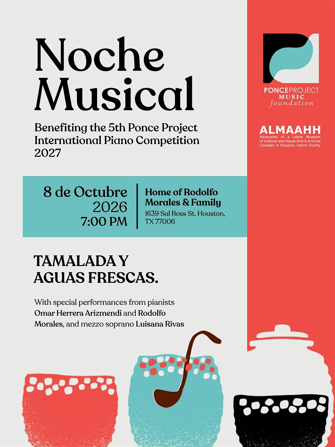 Noche Musical -benefiting the 5th Ponce Project Piano Competition