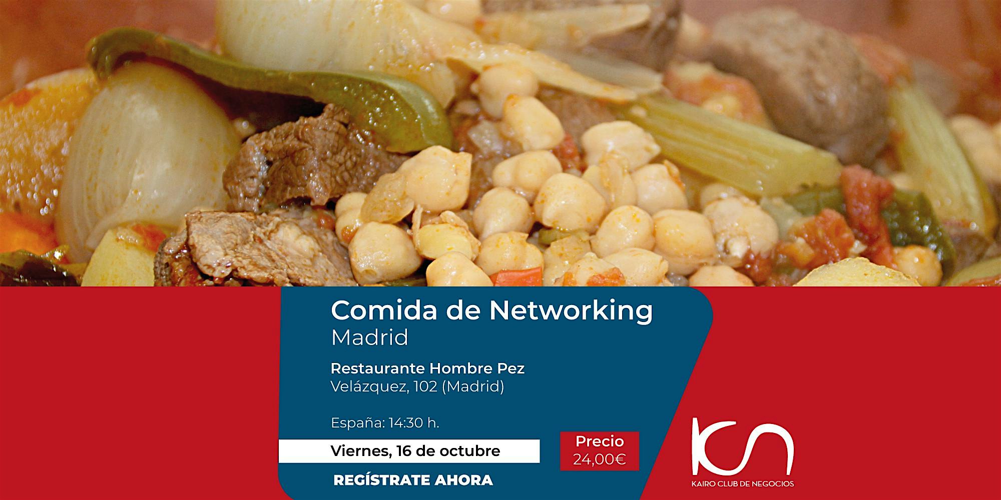 KCN Eat & Meet Comida de Networking Madrid - 16 de octubre