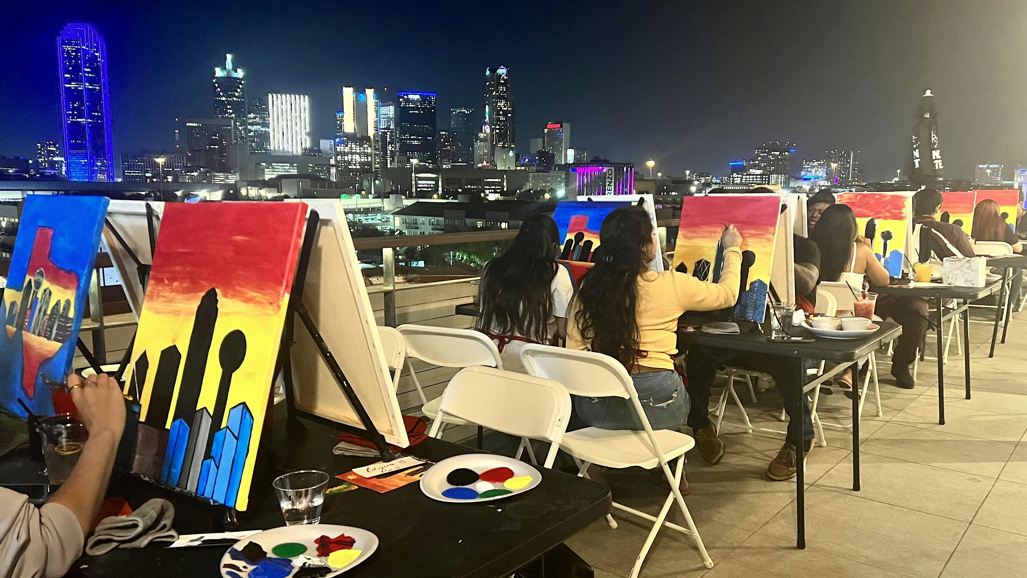 Painting With A View at Canvas Hotel !