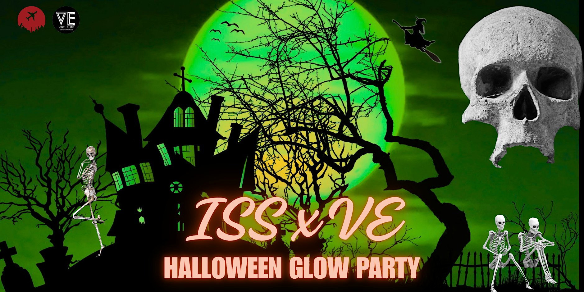 ISS Halloween Glow Party