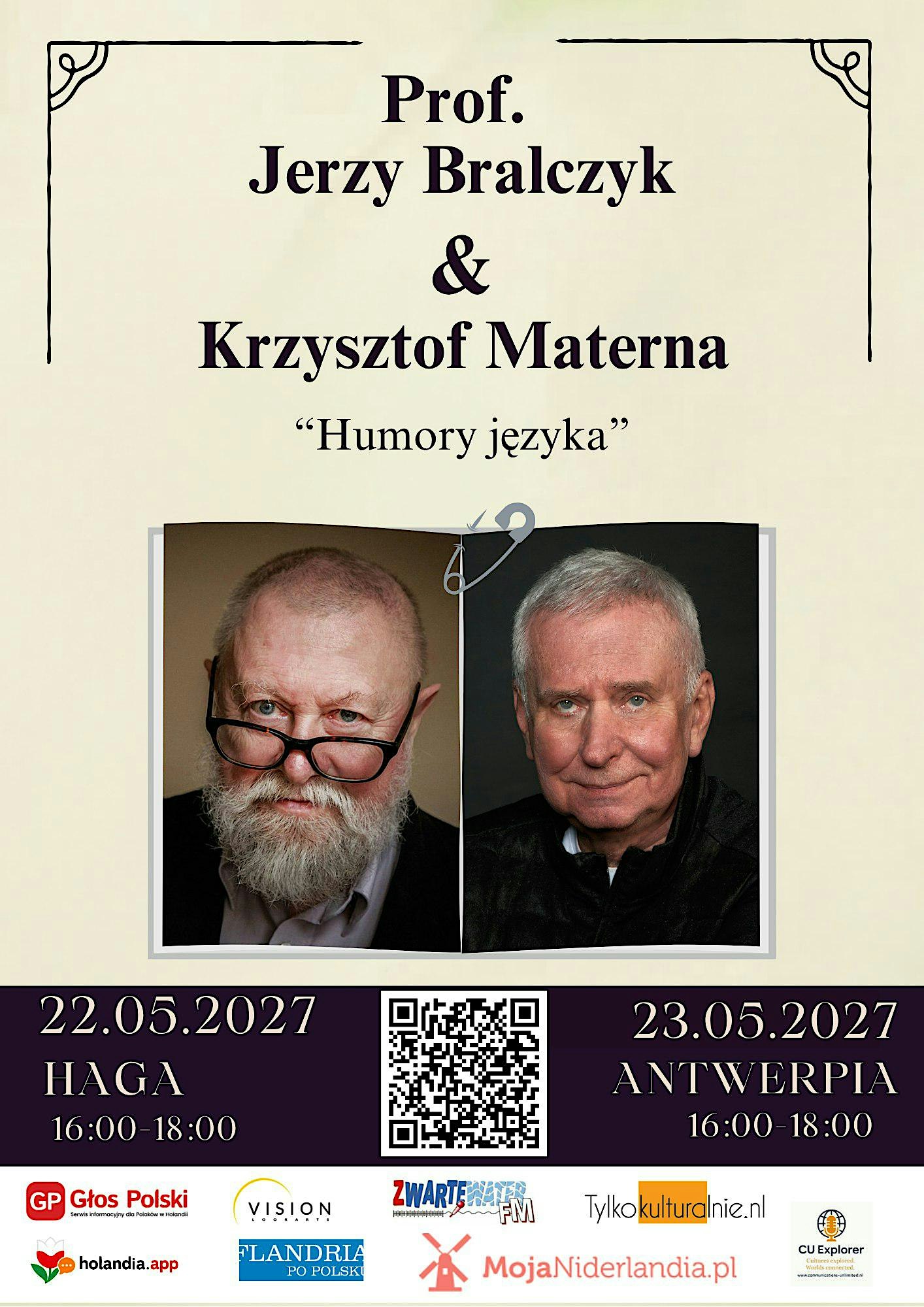 Prof. Jerzy Bralczyk & Krzysztof Materna