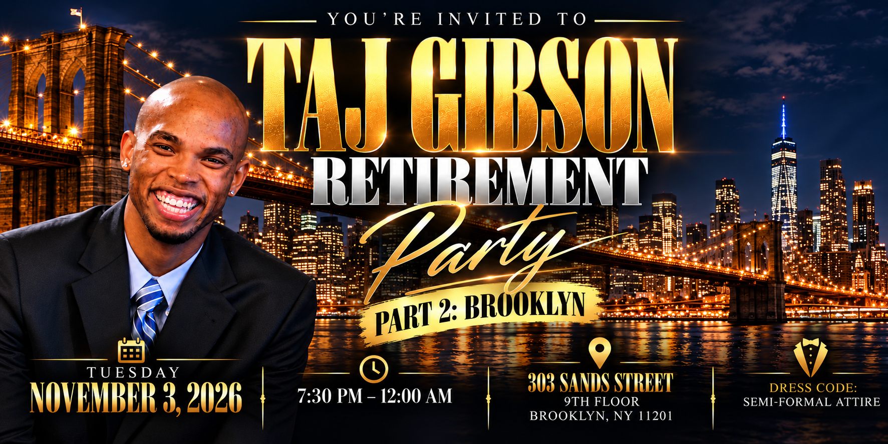 Taj Gibson Retirement party pt. 2