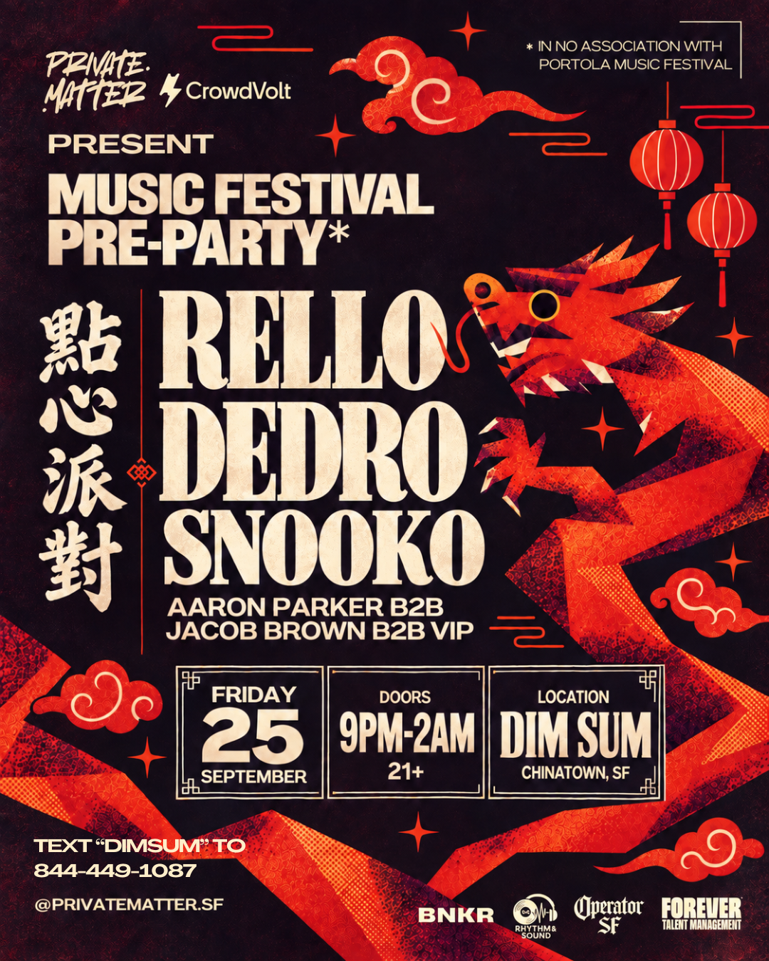 PM presents: Rello, DEDRO, Snooko