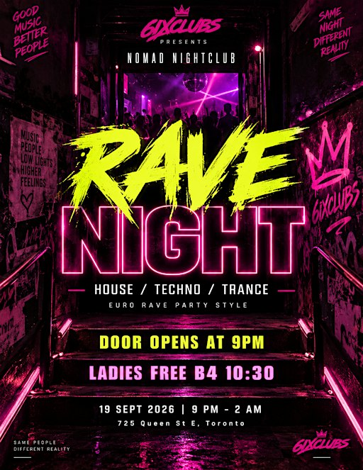 RAVE NIGHT | Sep 19th SAT