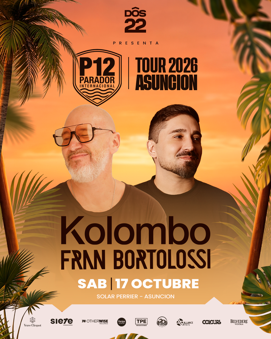 Kolombo, Fran Bortolossi - Asunción - ALLMusicParties
