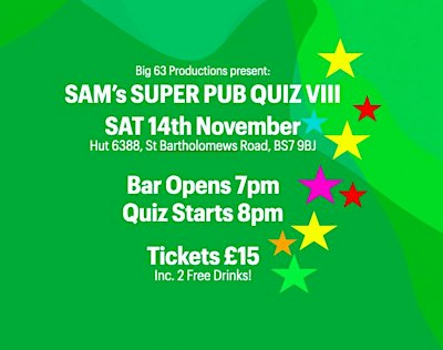 Sam's Super Pub Quiz VIII