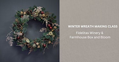 Winter Wreath Making Class