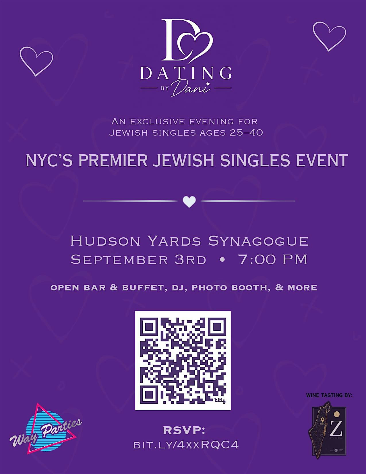 NYC'S PREMIER JEWISH SINGLES EVENT