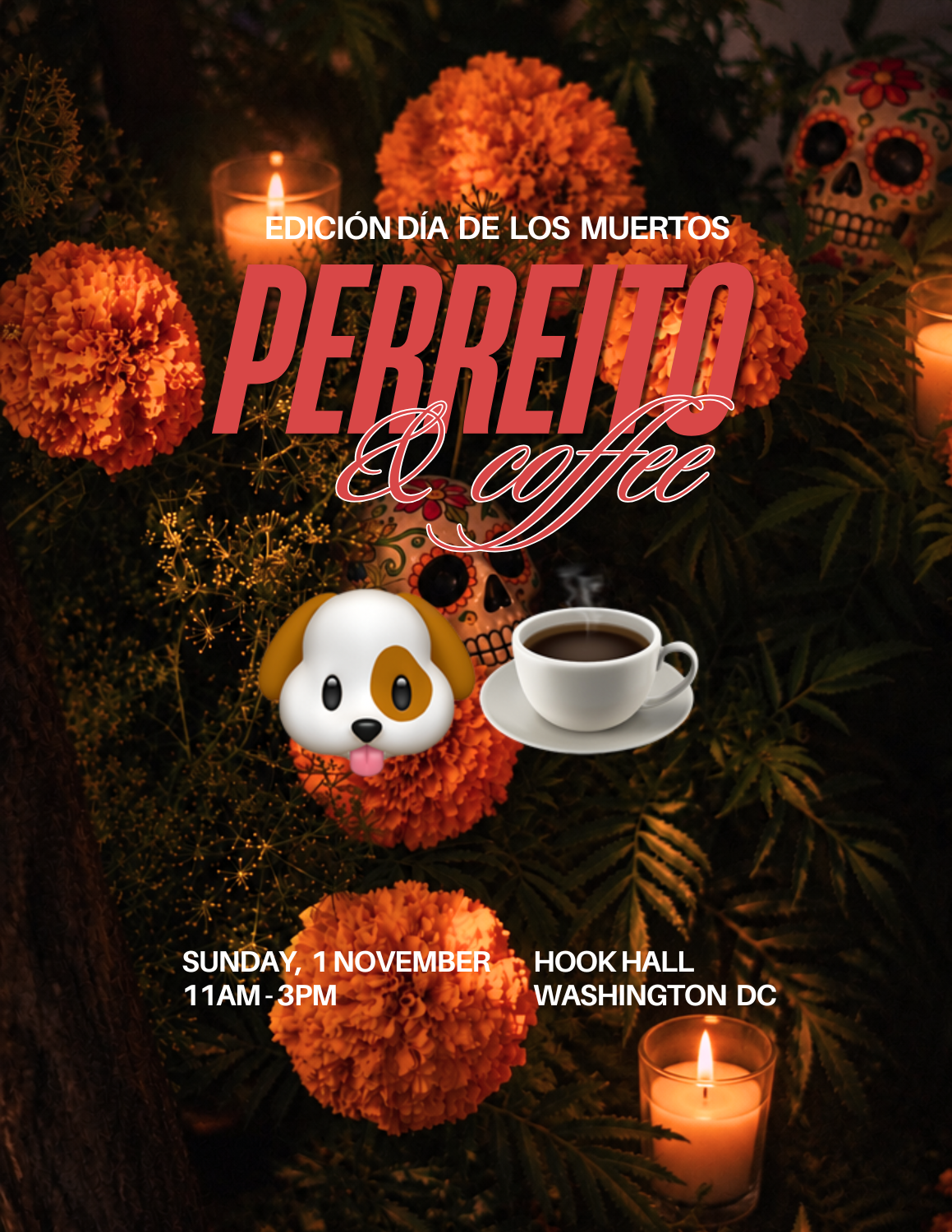 Perreito and Coffee® DC Dia de los Muertos