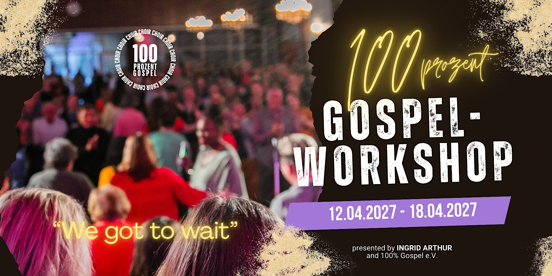 100% Gospel - Spring Workshop mit Gospel Queen Ingrid Arthur