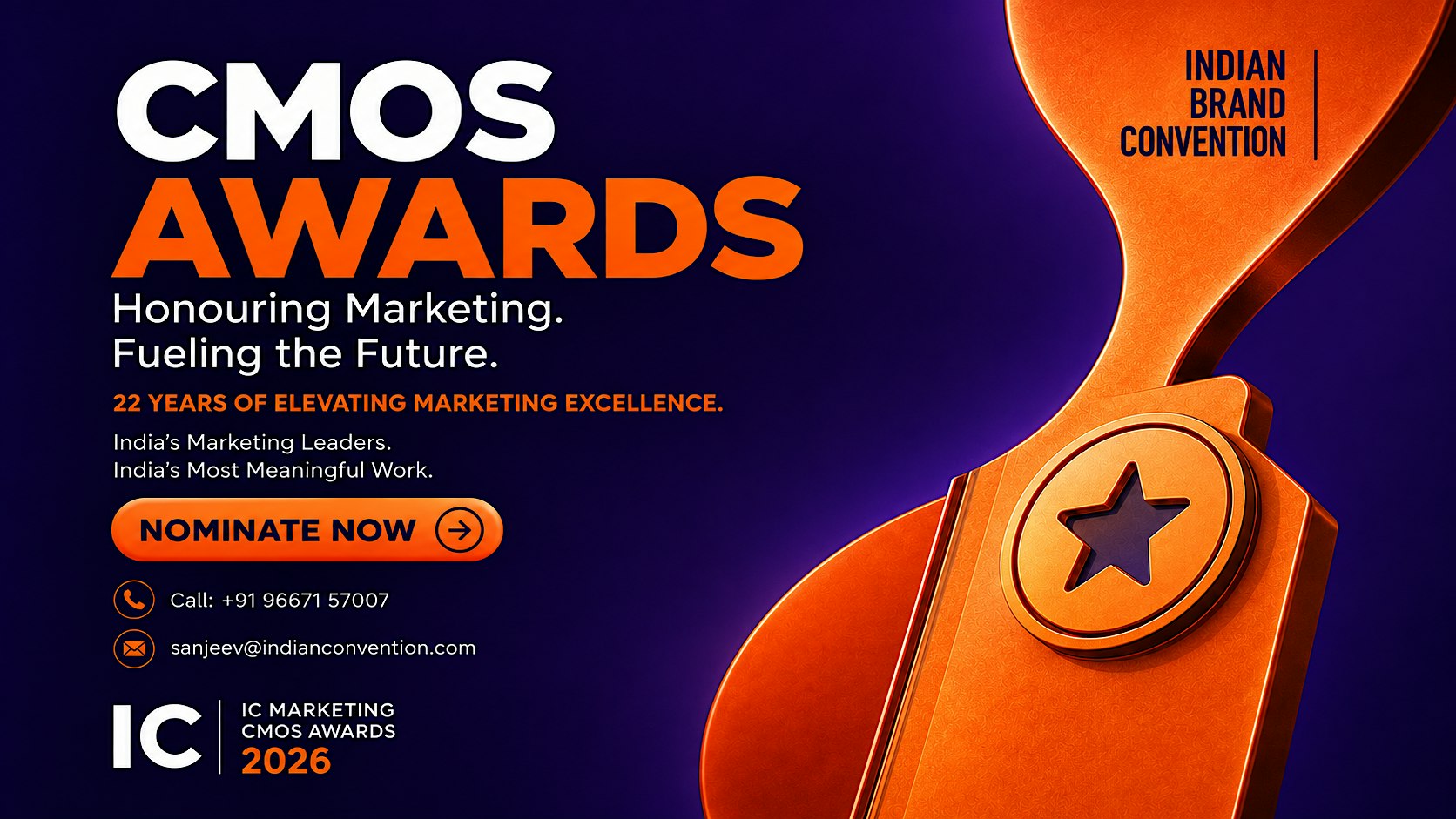 Indian Brand Convention 2026 (8th Edition) and IC Marketing CMOS Awards
