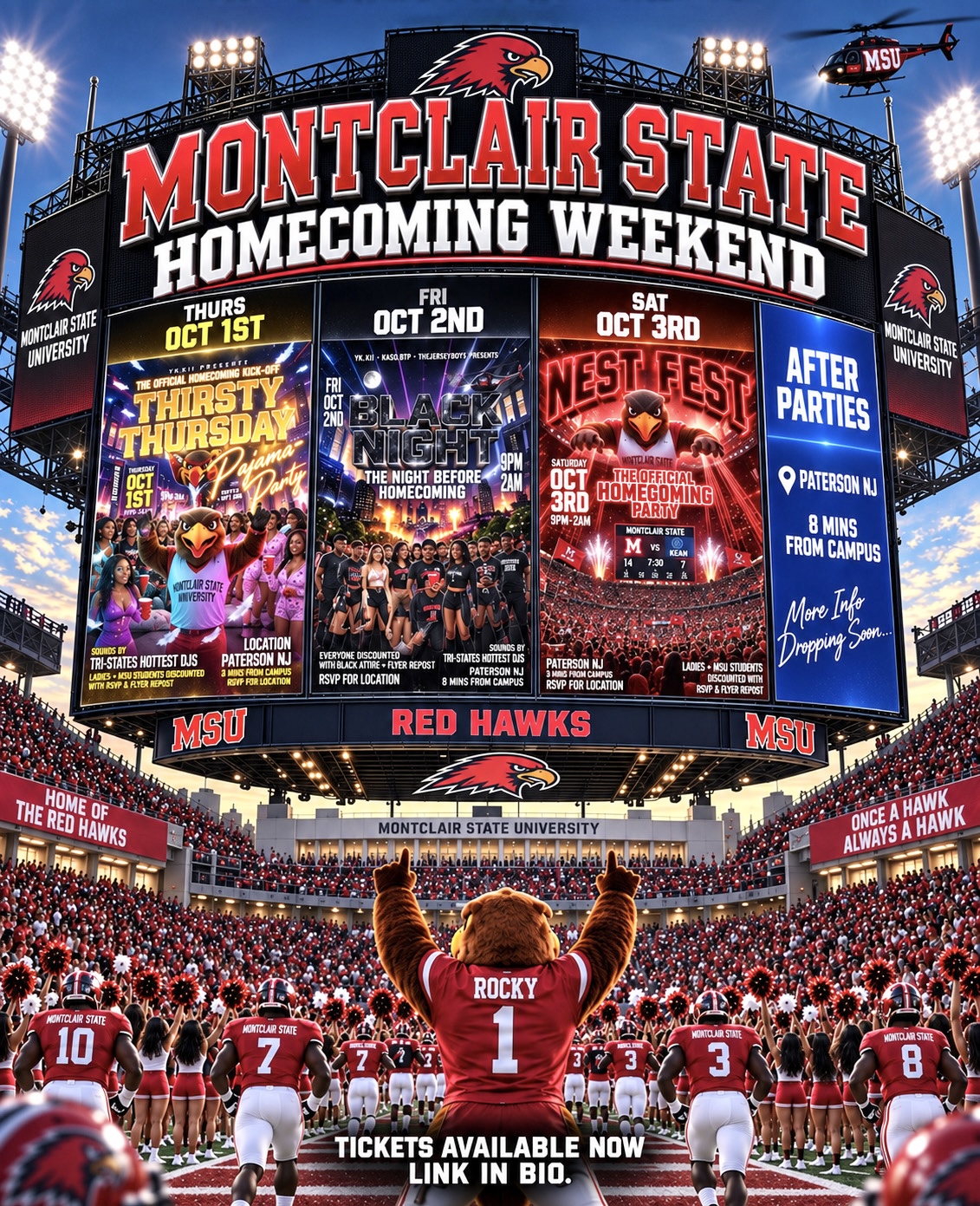MONTCLAIR STATE: HOMECOMING