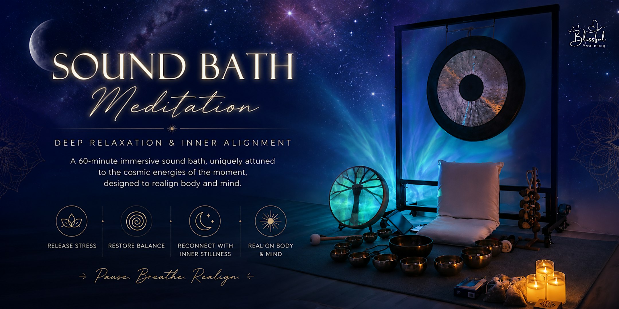 Sound Bath Meditation | Deep Relaxation & Inner Alignment