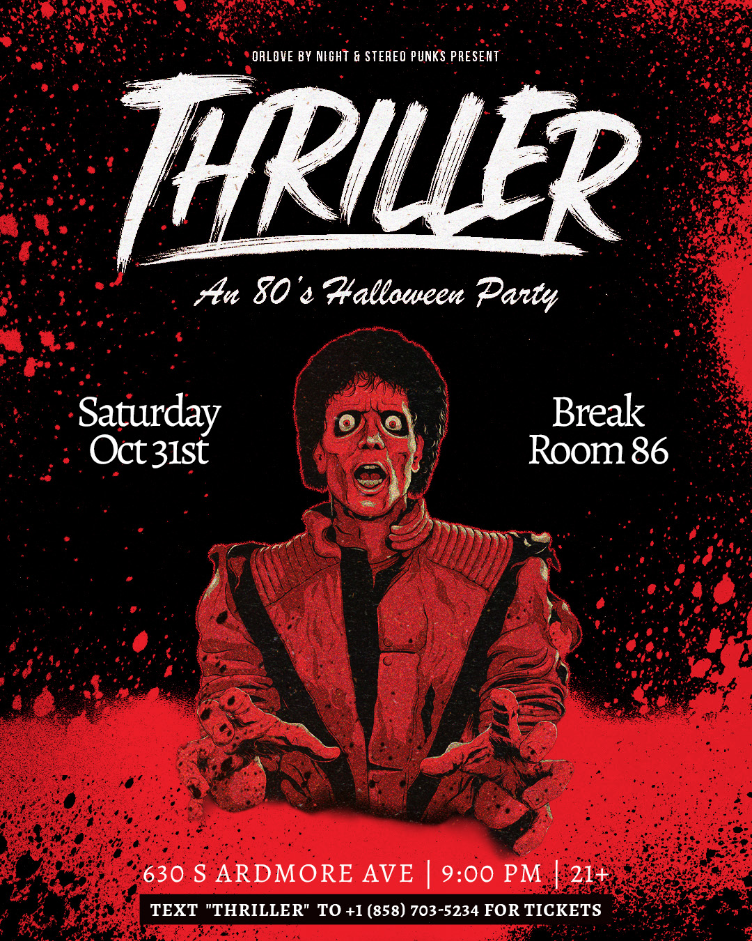Thriller: 80's Halloween Party