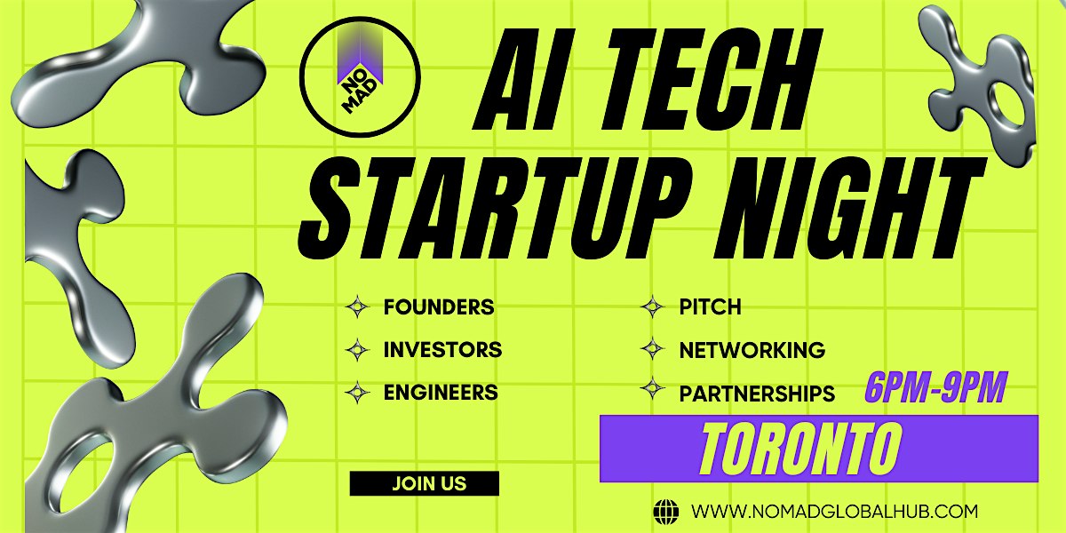 AI Tech & Startup Night — Toronto