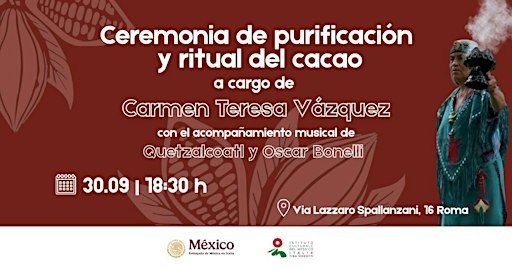 Ceremonia de purificación y ritual del cacao