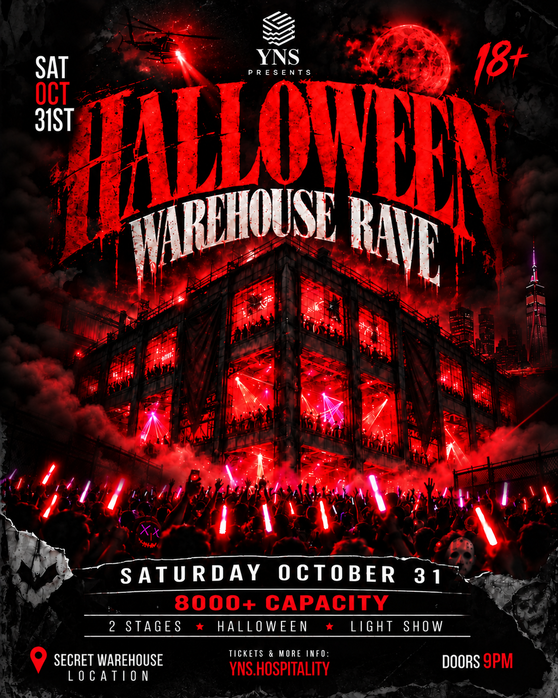 Halloween Warehouse Rave