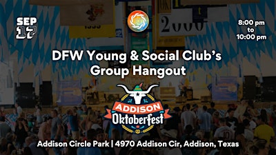 Addison Oktoberfest with DFW Young & Social Club