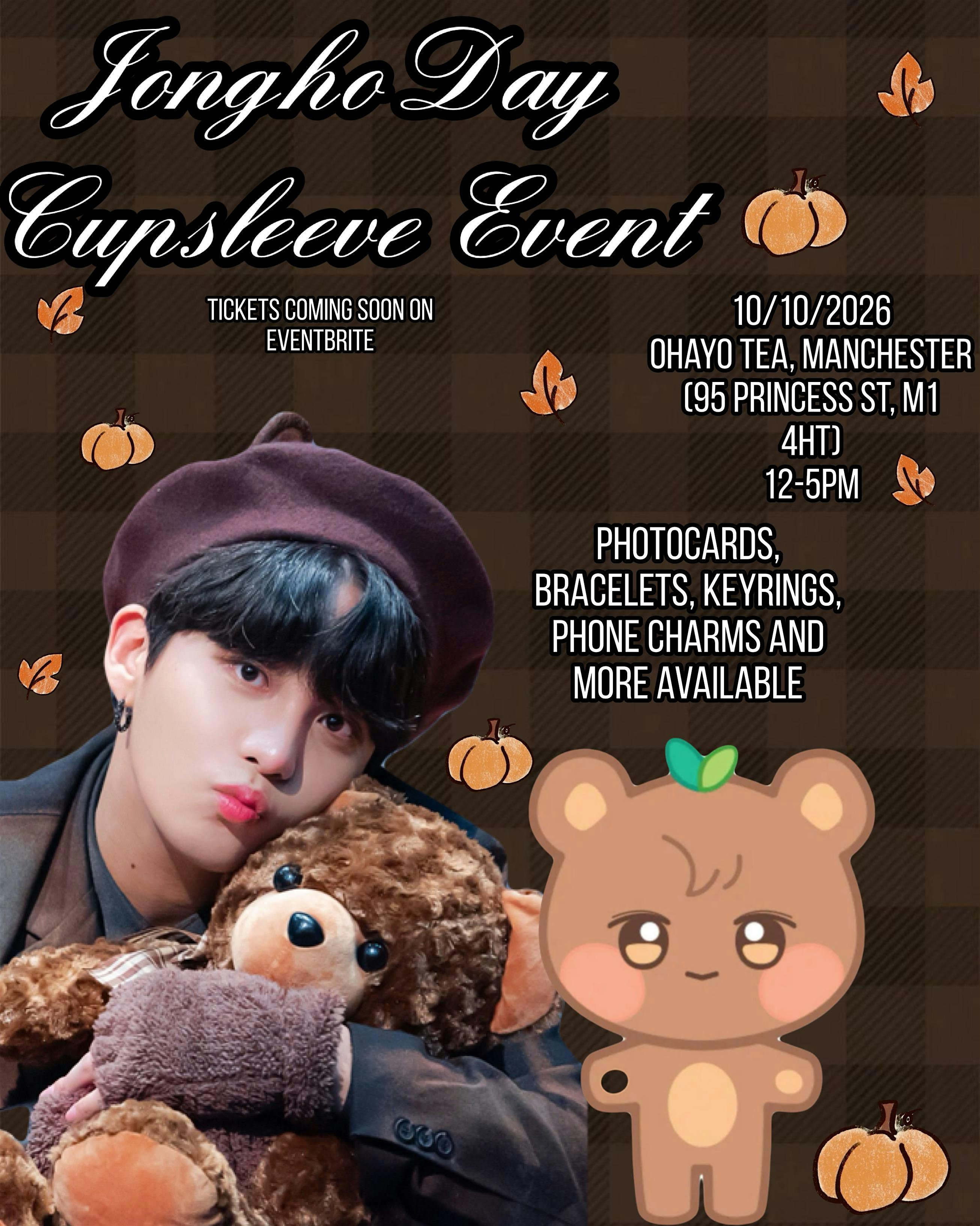 Jongho Day Cupsleeve event
