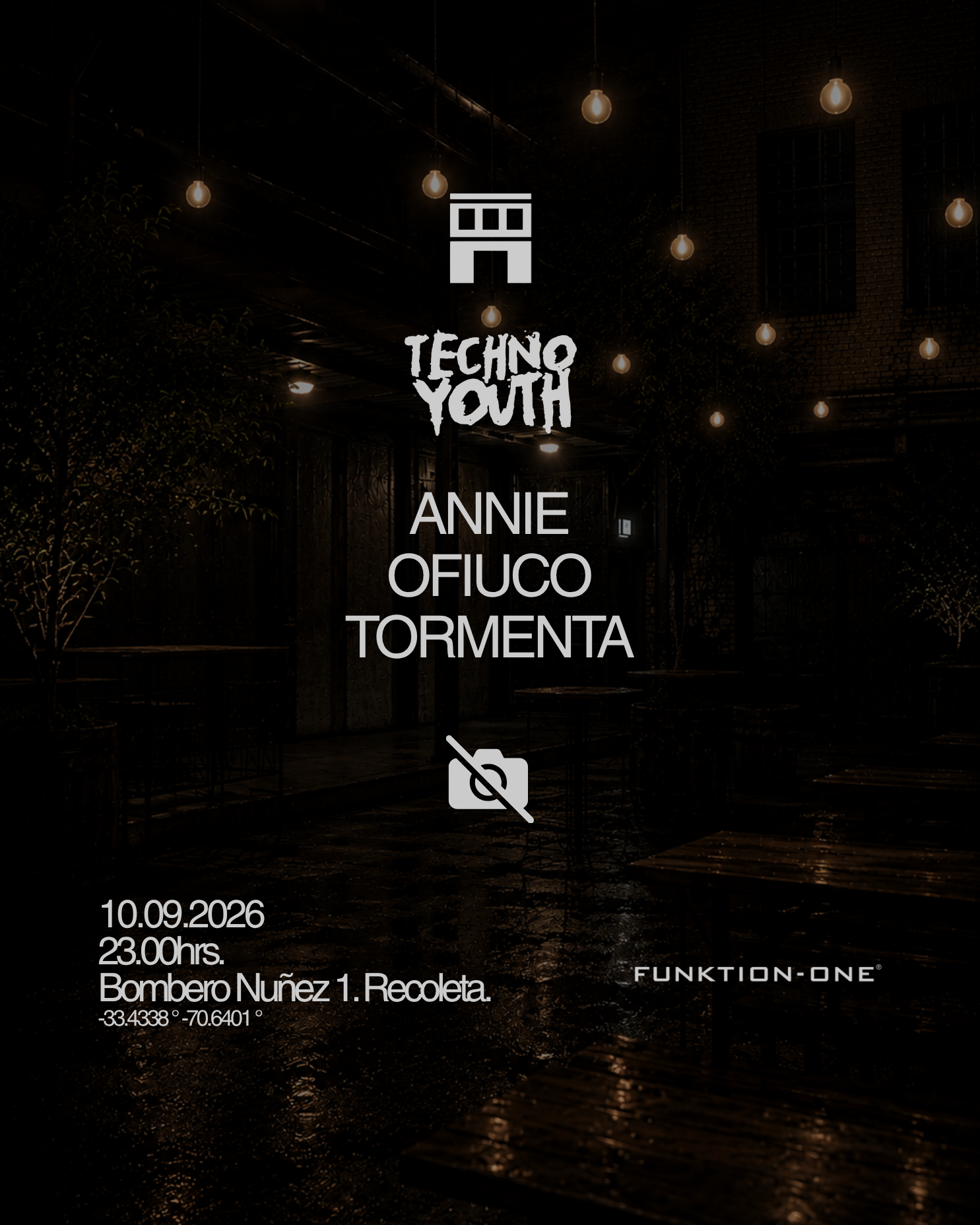 10 de Septiembre en CLUB 1: [CLUB 1 x Techno Youth] Annie - Ofiuco - Tormenta