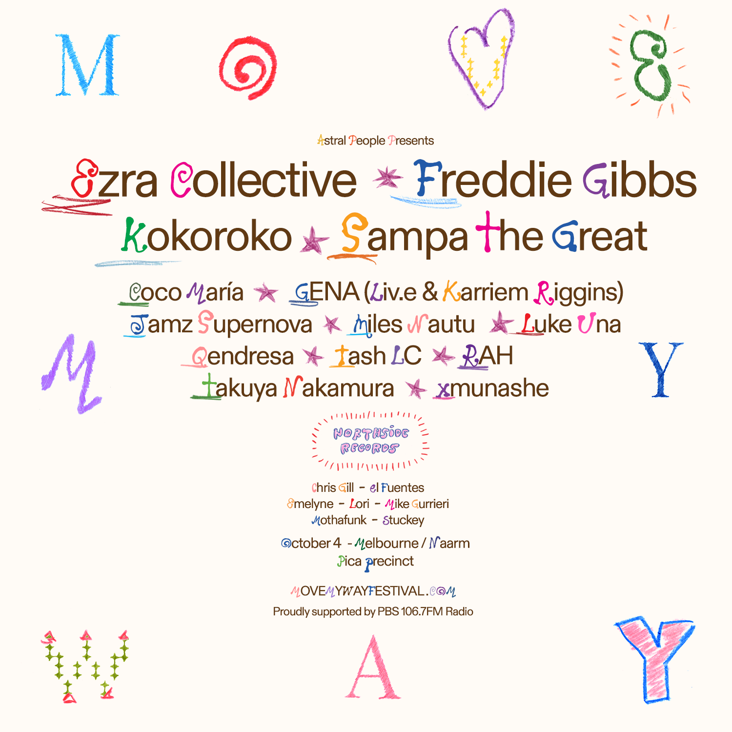 move my way festival / naarm / pica