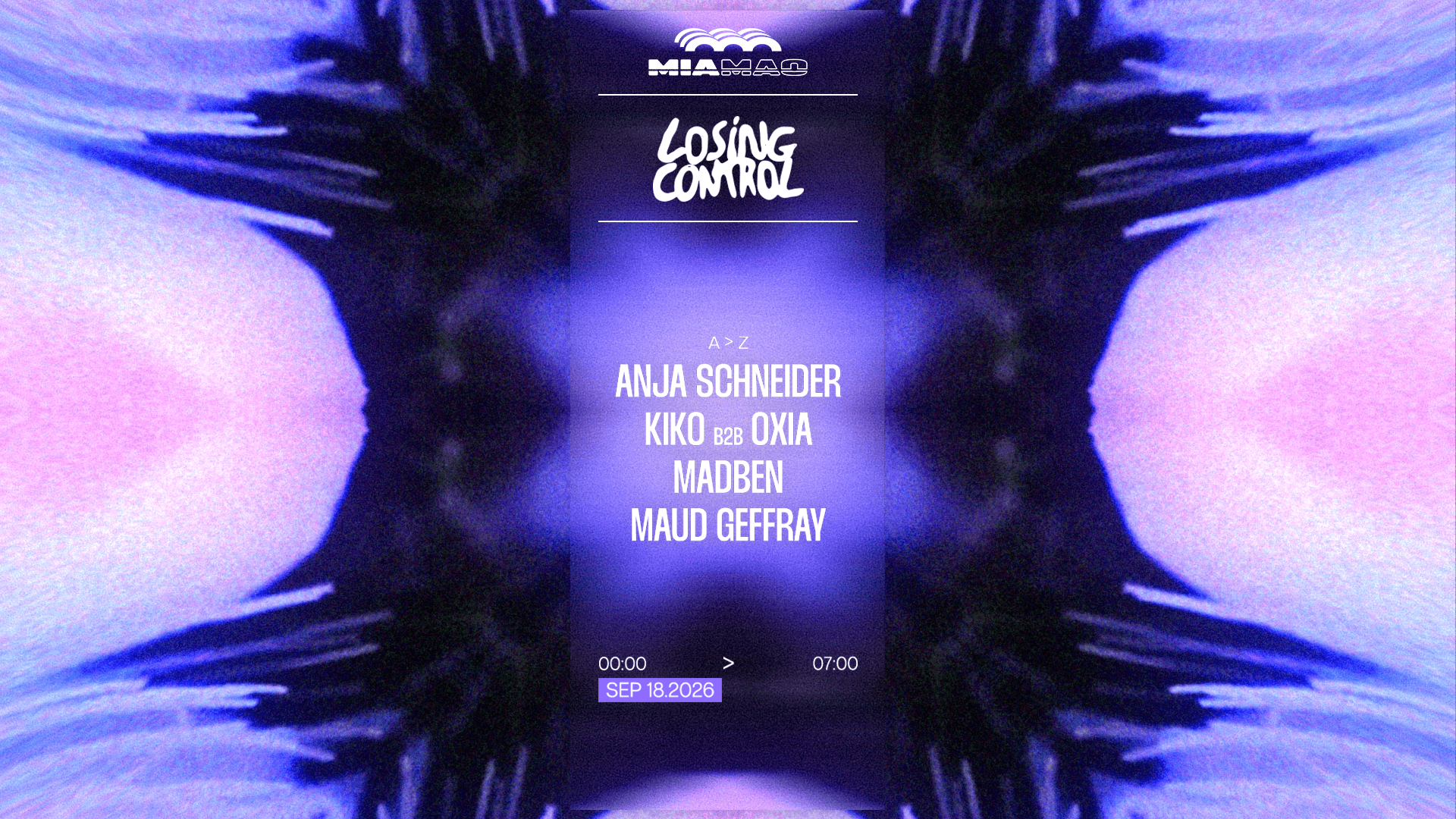 LOSING CONTROL: Anja Schneider, KIKO B2B Oxia, Madben & MORE