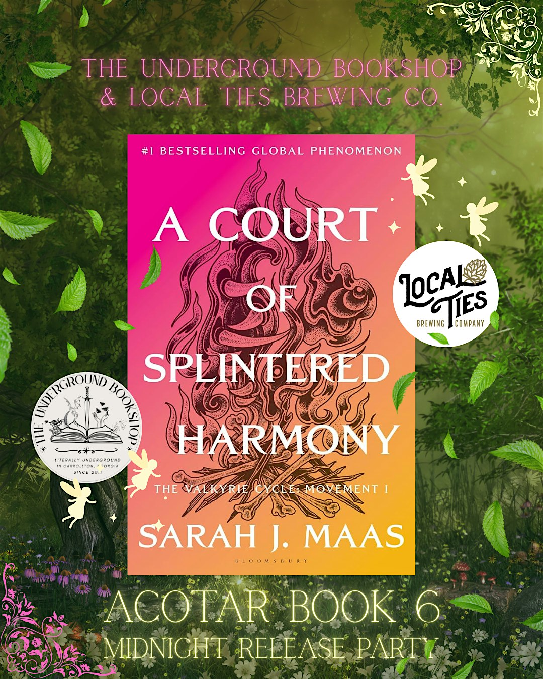 A Court of Splintered Harmony Midnight Release Party!