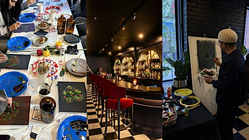 Sunday Sip & Paint Brunch | Bottomless Mimosas