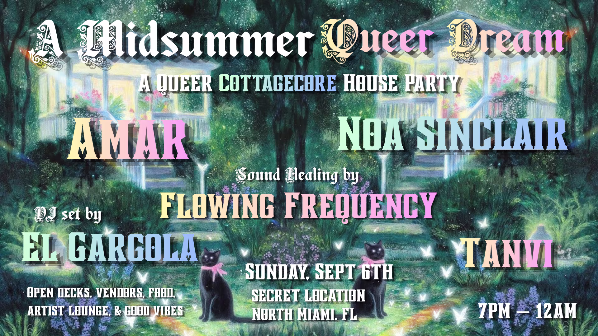 A Midsummer Queer Dream: A Cottagecore House Party