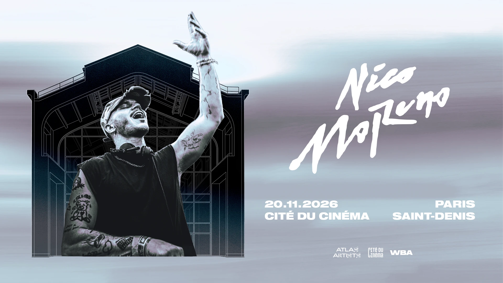 🖤 Nico Moreno sera de passage à la Cité du Cinéma de Saint-Denis le 20 novembre. Prends vite ta place pour ne pas manquer le show exceptionnel de l’icône de la hard techno industrielle 🎟️