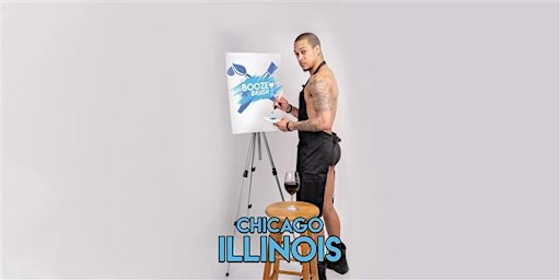 Booze N' Brush Next to Naked Sip n' Paint Chicago, IL - Exotic Male Model
